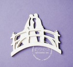 W DNIU ŚLUBU - młoda para na moście