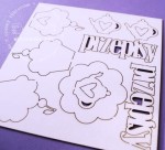 zestaw wycinanek o tematyce kulinarnej - arkusz 15x15 cm