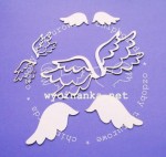 skrzydła, cztery pary