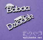 Babcia, Dziadek - zestaw napisów z kotem