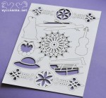 W GÓRACH - zestaw wycinanek w arkuszu