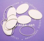 cieniutkie rameczki i owalne szyldy, 6 cm