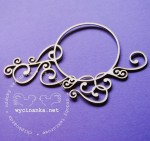 ROMANCE - okrągła ramka z ornmentem 1