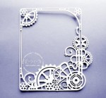 STEAMPUNK - ramka, wzór 2