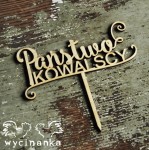 PERSONALIZOWANY topper na tort , wz.7, sklejka 3mm