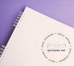 baza albumowa 30x30 cm  z białym grzbietem, 20 kart