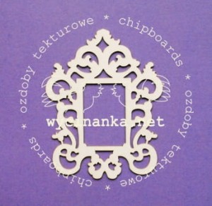 ramka barokowa, wzór 1
