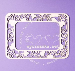 ramka prostokątna - BLUSZCZ