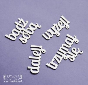 zestaw napisów "bądź sobą"