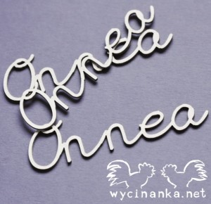 napisy "Onnea" FI, wz.4, 3 szt.