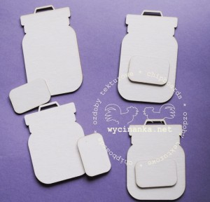 słoiczki  z etykietkami