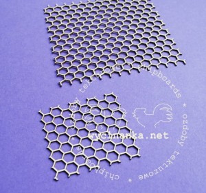 tła "plaster miodu" - oczka średnie