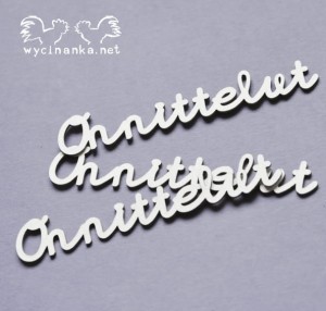 napisy "Onnittelut" FI, wz.2, 3 szt.