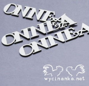 napisy "Onnea" FI, wz.3, 3 szt.