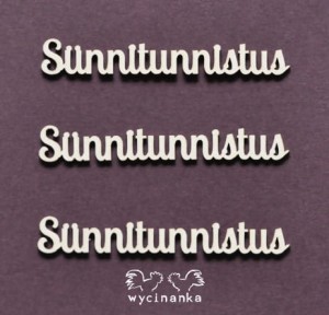 napis "Sünnitunnistus" EE, 3 szt.