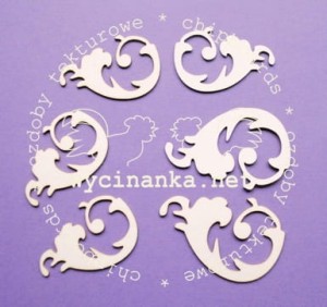 stylizowane listki akantu