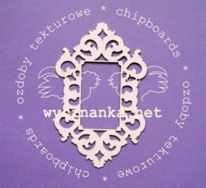 ramka barokowa, wzór 2