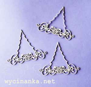 choinki z ornamentem, wzór 3