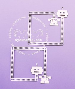 MAŁY ODKRYWCA - ramki z robotami