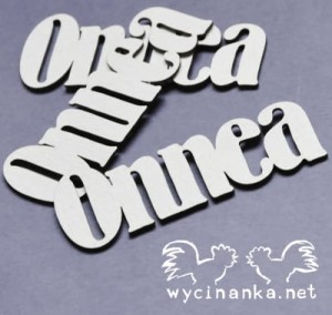 napisy "Onnea" FI, wz.2, 3 szt.