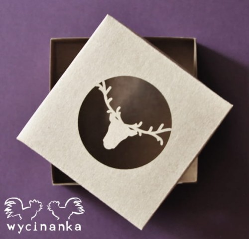 WINTER DOODLES - pudełko z ażurowym wieczkiem