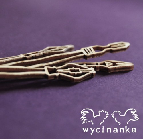 VINTAGE OFFICE - pióra, sklejka 3 mm