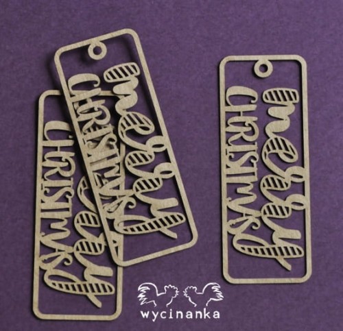 VERY MERRY zawieszki z kartonu "kraft"