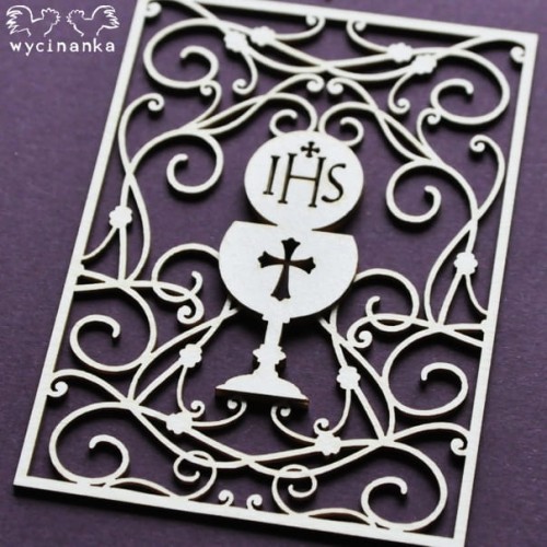 KOMUNIA 2018 - dekor z kielichem