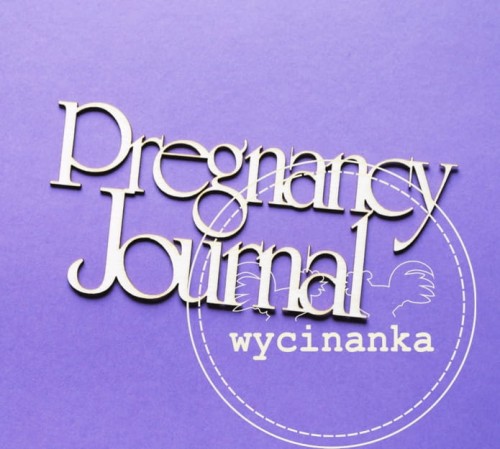 napis "Pregnancy Journal"