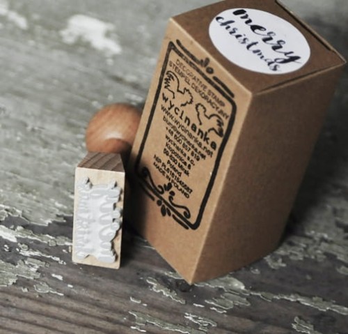 stamp on hanger/ stempel na gryfie
