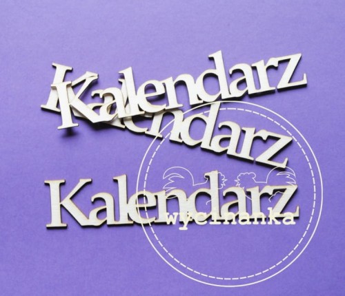 napisy "Kalendarz"