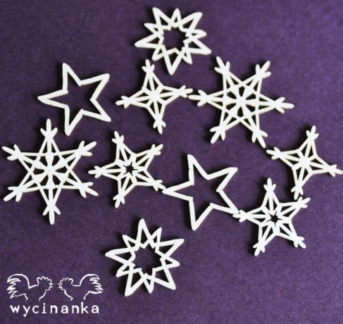 WINTER DOODLES - gwiazdki