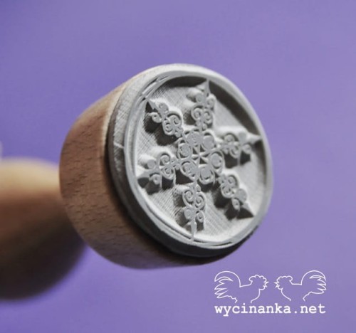 CHRISTMAS DOODLES - śnieżynka wz.1, stempel na gryfie